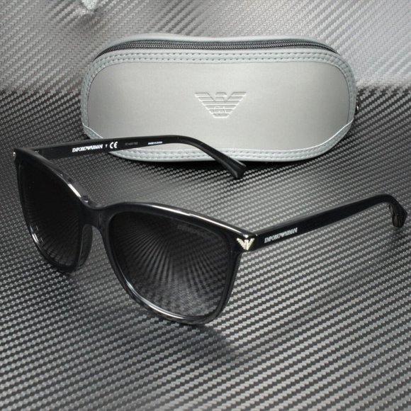 Emporio Armani Women\'s Black and Grey Sunglasses!